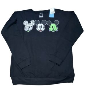 Disney Mickey Mouse Halloween black sweatshirt
